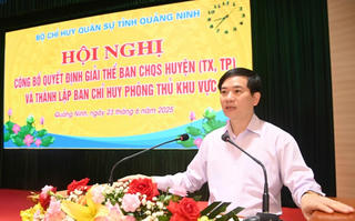 Thành lập Ban Chỉ huy Phòng thủ khu vực tại Quảng Ninh