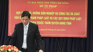 Sở Tư pháp Lâm Đồng tăng cường hướng dẫn nghiệp vụ về công tác văn bản