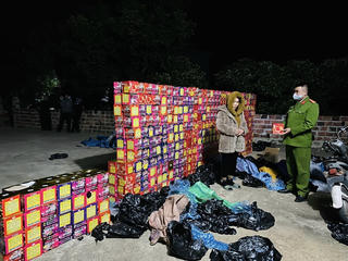 Công an Lạng Sơn phá vụ buôn bán hơn 1.100 kg pháo lậu