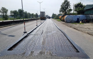 Khẩn trương sửa chữa QL1A đoạn Vinh - TP Hà Tĩnh