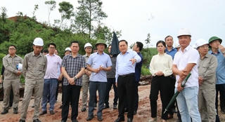 Chủ tịch UBND tỉnh Lạng Sơn kiểm tra Dự án nâng cấp đoạn Km18 - Km80 Quốc lộ 4B