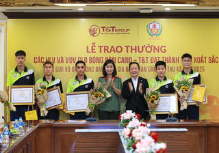 T&T Group thưởng hơn 1,2 tỷ đồng cho CLB Bóng bàn CAND - T&T 