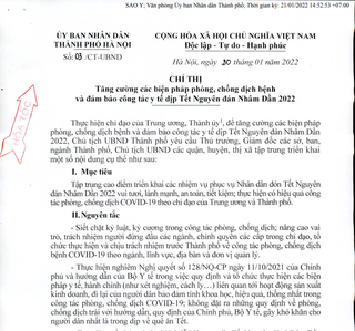 Hà Nội tăng cường các biện pháp phòng, chống dịch và đảm bảo công tác y tế dịp Tết Nguyên đán 