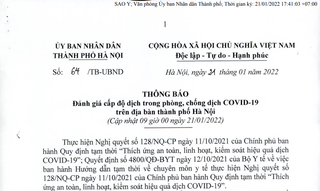 Hà Nội còn 4 quận huyện "vùng cam"