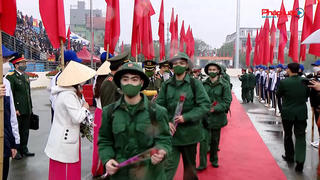 Hà Nội: Hơn 3500 tân binh lên đường nhập ngũ 