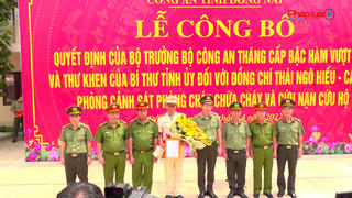 Đồng Nai: Vinh danh trung úy cảnh sát PCCC Thái Ngô Hiếu 