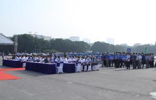 BCĐ 197 quận Nam Từ Liêm ra quân đảm bảo trật tự an toàn giao thông, vệ sinh môi trường phục vụ SEA Games 31