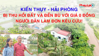 Kiến Thuỵ, Hải Phòng: Bị thu hồi đất và đền bù với giá 0 đồng, người dân làm đơn kêu cứu