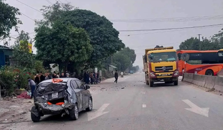Xe đầu kéo gây tai nạn liên hoàn trên Quốc lộ 1A