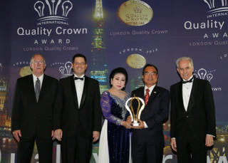 Bidrico được trao tặng giải thưởng “Vương miện chất lượng quốc tế hạng kim cương”