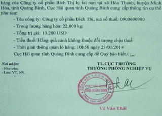 Tình tiết mới liên quan đến vụ "hôi của" tại Quảng Bình