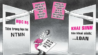 Trước mùa thi, khổ vì “thay tên đổi họ”