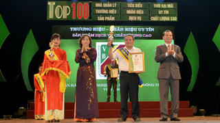 Agribank được bình chọn Top 100 Thương hiệu nhãn hiệu uy tín