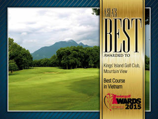BRG Kings’ Island Golf Resort nhận giải thưởng “Sân gôn tốt nhất Việt Nam”