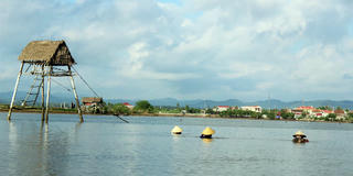 Sông Loan mùa nước dữ