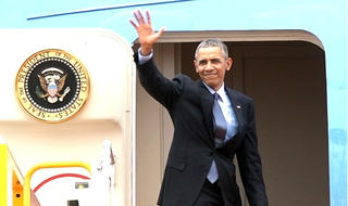 Hình ảnh có thể khiến Tổng thống Obama nao lòng khi rời Việt Nam