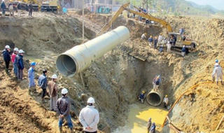 Đường ống nước sông Đà gặp sự cố lần thứ 19