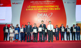 BIDV nhận giải Thương vụ M&A tiêu biểu Việt Nam năm 2016-2017