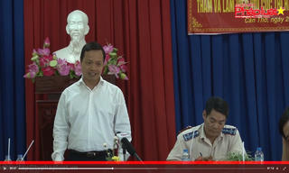 Thứ trưởng Trần Tiến Dũng thăm và làm việc với Cục THADS TP Cần Thơ
