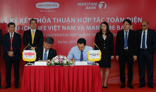 Maritime Bank và Dai-ichi Life Việt Nam ký kết thỏa thuận hợp tác toàn diện