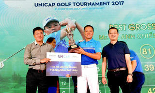 Golfer Tạ Anh Chiến lần đầu vô địch Unicap Golf Tournament 2017