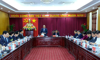 Thủ tướng Chính phủ làm việc với lãnh đạo chủ chốt tỉnh Bắc Kạn