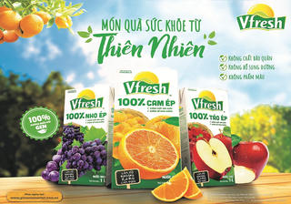 Nước trái cây Vfresh 100% - Nguồn Vitamin tự nhiên cho người bận rộn