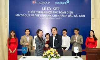 MIKGroup ký kết thỏa thuận hợp tác toàn diện với VietinBank