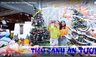 Giới trẻ đua nhau check in giáng sinh tại Sun World Danang Wonders