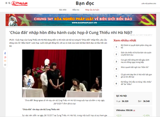 Vụ “Chúa đất” nhập hồn điều hành cuộc họp”: Thành Đoàn Hà Nội lên tiếng