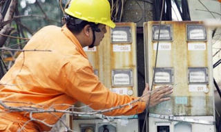 Giá bán điện bình quân tháng một tăng