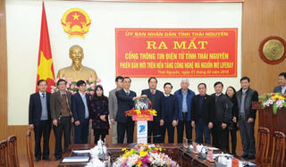 Khai trương Cổng thông tin tỉnh Thái Nguyên do VNPT xây dựng