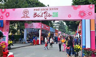 Phố Sách Xuân Mậu Tuất 2018 được tổ chức từ mùng 3 đến mùng 10 Tết