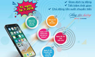 Chuyển tiền tự động theo lịch cùng VietinBank