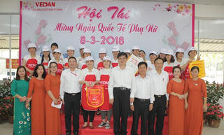 Nữ công nhân Vedan Việt Nam thi tài dịp lễ 8/3