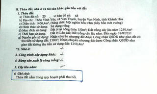 Vạn Ninh – Khánh Hòa: Mua nhầm hay bị lừa đảo bán đất nằm trong quy hoạch?