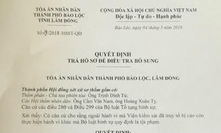 Diễn biến vụ “cò” dự án giả chữ ký lãnh đạo Lâm Đồng: Tòa trả hồ sơ yêu cầu khởi tố thêm tội “Lừa đảo”