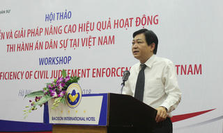 Cần áp dụng thống nhất quy trình tổ chức thi hành án dân sự