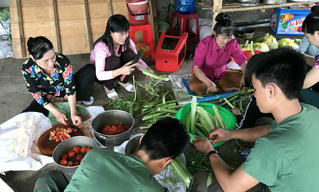 Ấm áp mô hình tổ phụ nữ nuôi quân ở Sông Trầu