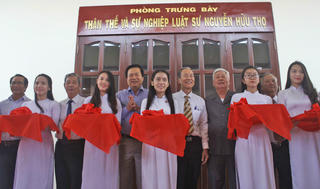 Khánh thành phòng trưng bày thân thế và sự nghiệp luật sư Nguyễn Hữu Thọ
