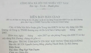 Sai phạm nghiêm trọng khi chuyển nhượng trái phép 4.640m2 'đất vàng' ở Hải Dương