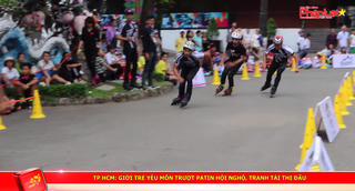 TP HCM: Giới trẻ yêu môn trượt patin hội ngộ, tranh tài thi đấu