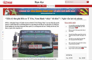 “Tiền tỷ thu phí Bến xe Ý Yên “chảy” đi đâu?”:UBND huyện khẩn trương xác minh