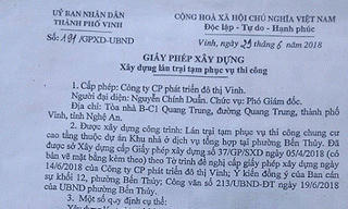 Nghệ An: Doanh nghiệp tự ý san lấp hàng ngàn mét vuông đất bằng phế thải xây dựng