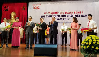 FrieslandCampina Việt Nam nằm trong top 100 doanh nghiệp xuất sắc đóng góp ngân sách nhà nước