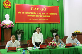 Lãnh đạo Cần Thơ cảm ơn các cơ quan báo đài sau Hội nghị Xúc tiến đầu tư năm 2018
