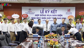 Tập đoàn Sao Mai ký kết hợp đồng mua bán điện với EVN
