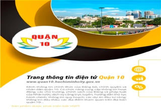 Khai trương Trang thông tin điện tử quận 10 TP HCM