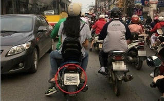 Che biển số xe - nhiều tài xế Grab phạm luật 