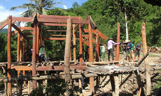 34 hộ dân sống tạm bợ sau bão số 3